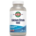 KAL Calcium citraat 1000mg, calciumsupplementen voor vrouwen en mannen, botgezondheid, tanden, nerveuze, spier- en cardiovasculaire systeemondersteuning, glutenvrij en lab geverifieerd, 60 porties, 180 tabletten