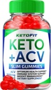 Ketofit ACV Gummies Advanced 1000mg, KetoFit Keto + ACV Weight Management Gummies Apple Cider Vinegar Keto Fit ACV Gummies Dieetsupplement Ketofit Gummies Beoordelingen Vitamine B12 B6 (60 Gummies)
