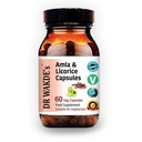 DR WAKDE's Amla & Licorice Capsules (60 Veg Caps, for Acid Indigestie, Ayurvedic Supplement, Vegan, Herbal, All Natural, Made in UK)