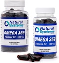 Omega 369 1000 mg 100 en 60 Softgels Bundel- Triple Omega 3-6-9 Vlaszaadoliesupplementen - Vlaszaadolie Omega 3 6 9 Capsules met essentiële vetzuren - Ondersteuning Hart- en Circulatoire Gezondheid