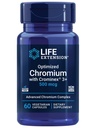 Levensverlenging Geoptimaliseerd chroom met Crominex 3+500 mcg, Metabolisme Gezondheid, gezonde balans, vegetarisch, Glutenvrij, Non-GMO, 500 mcg, 60 Vegetarische Capsules