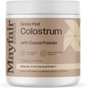 Gras-Fed Bovine Colostrum Supplement met cacaopoeder, voor kinderen & volwassenen, Immune System Support, Gut Health en Muscle Recovery, 60 porties