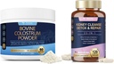 Totaria 120 Telt Nier Reiniging Detox & Repair Capsules + Bovine Colostrum Supplement Powder
