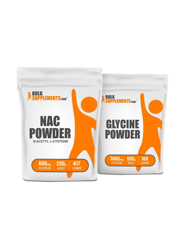 NAC (N-Acetyl L-Cysteine) 250g + Glycine 500g Bundel