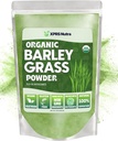 XPRS Nutra Organic Barley Grass Powder - 16 Ounce Premium Barley Powder Rijk aan antioxidanten, Aminozuren en eiwit - Barley Green Superfood for Immunity
