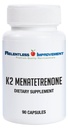 Natural Vitamin K2 MK4 - High-Potency 15,000mcg Supports Bone and Arterial Health Soy-Free, Vegi-Capsules