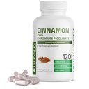 Bronson Cinnamon Plus Chromium Picolinaat Supplement, High Potency Chromium, Non-GMO, 120 Vegetarische Capsules