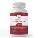 Pure originele ingrediënten Reishi paddo, (100 capsules) Altijd zuiver, Geen additieven of fillers, Lab geverifieerd