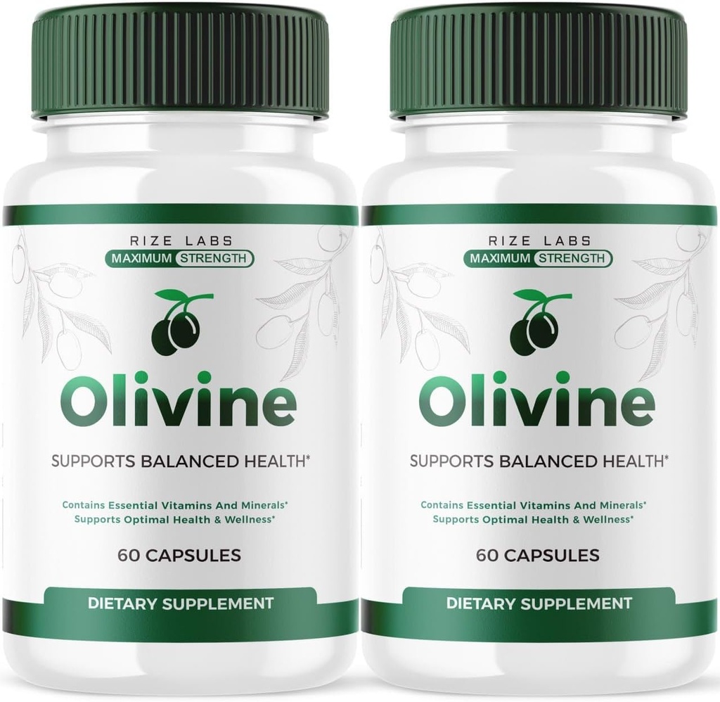 rize labs (2 Pack) Olivine gewichtsverlies supplement, Olivine capsules voor totale lichaamswelzijn en een gezonde levensstijl, Olivine Pillen voor Leaner Physique, Olive Vine Reviews (120 Capsules)