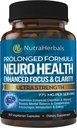 Brain Booster Supplement -90 Day Supply- Nootropics Mental Clarity, Memory & Focus. Wetenschappelijk samengesteld voor verlengde prestaties - DMAE, Bacopa Monnieri, Rhodiola Rosea.