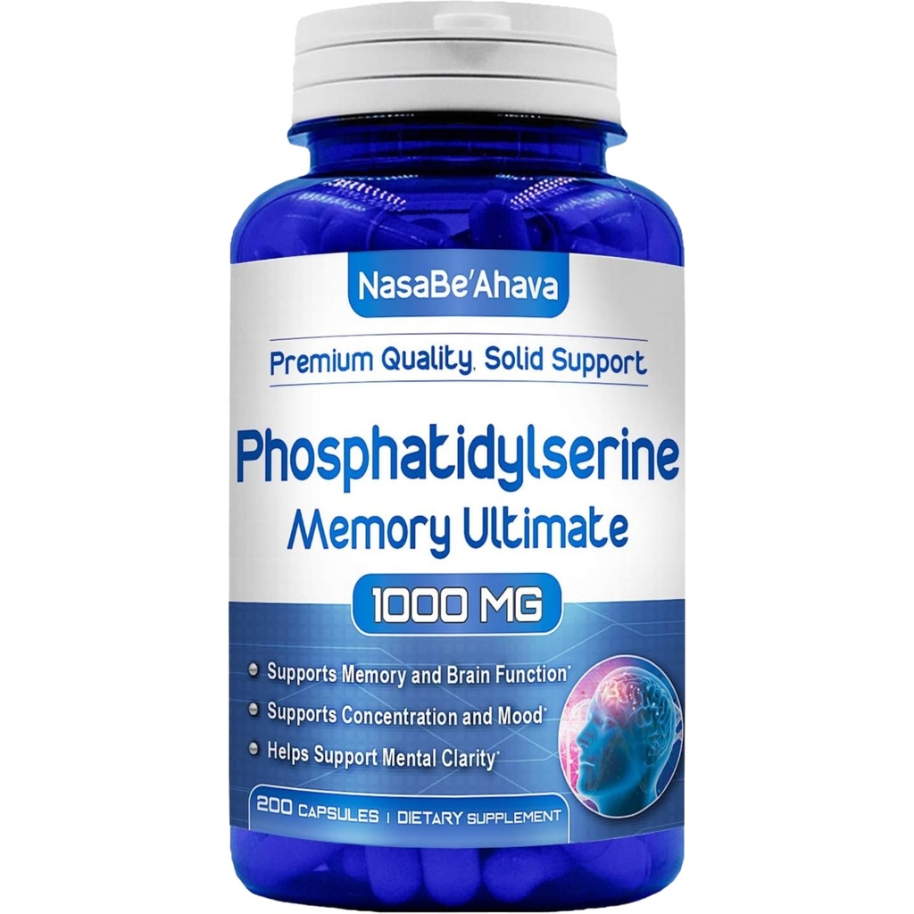 Geheugensupplement voor hersensupport met Memory and Focus Complex met Ginkgo Biloba DMAE Rosemary en Gotu Kola Made and Tested The USA (66 Day Supply)