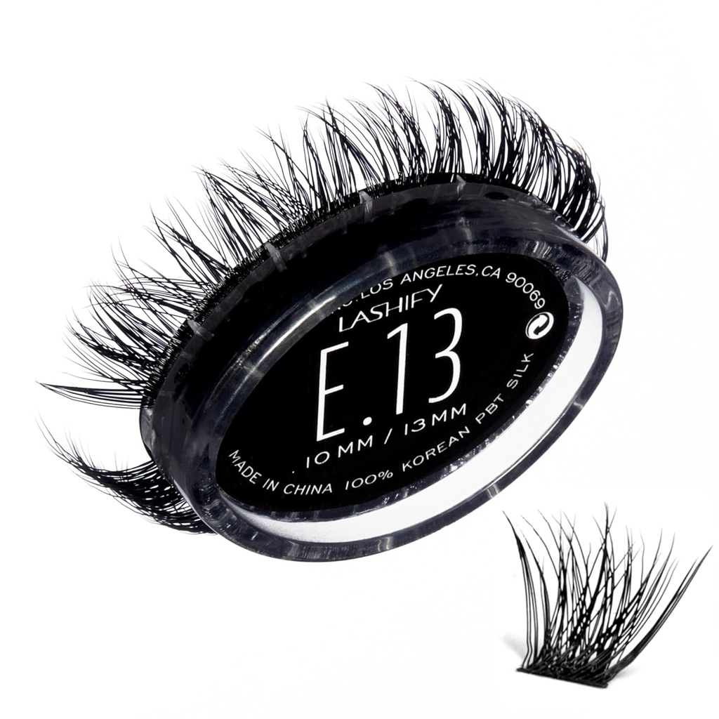 Lashify Extreme 13mm Gossamer DIY Eyelash extensions Refill, Black, Easy Valse wimpers toe te voegen Tremendous Volume