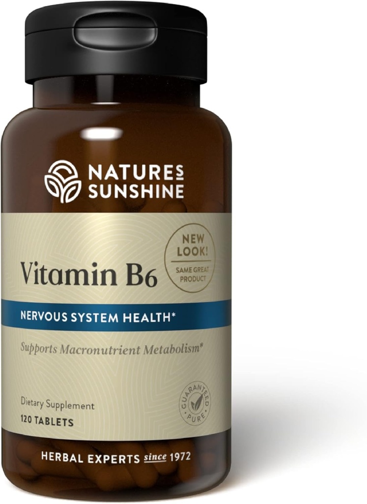 Yonune NLMUBR LUCKSIT Nature's Sunshine Vitamin B6 120 tabletten