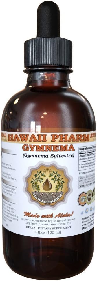 HawaiiFarm Gymnema (Gymnema Sylvestre) Liquid Extract 4 oz