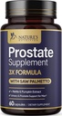 Prostaat Gezondheid Supplementen voor mannen 1000mg - 3X kracht met Saw Palmetto Blend Stinging Nettle Root & Pumpkin Seed Ondersteuning Complex - Ondersteunt Badkamer Trips Prostaat & Urinary Health - 60 capsules