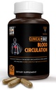 Klinische dagelijkse bloedcirculatie Supplement. Butchers Broom, Horse Chestnut, Cayenne, L-Arginine, Diosmin. Herbal Varicose Vein behandeling. Slechte circulatie en Vein Support. 90 capsules