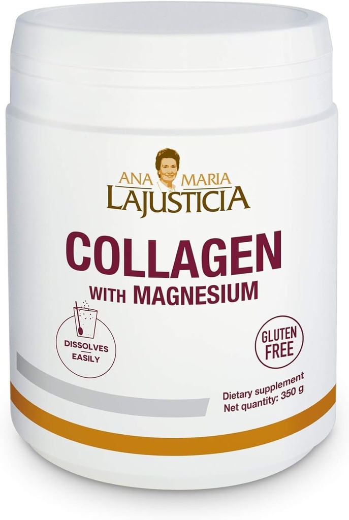 Ana Maria Lajusticia Collageen met magnesiumpoeder (350g natuurlijke smaak)