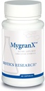 Biotica Onderzoek MygranX neurologische ondersteuning, ondersteunt geestelijke wellness & kalmte ondersteuning, spierontspanning, Butterbur, koortsfew 60 capsules