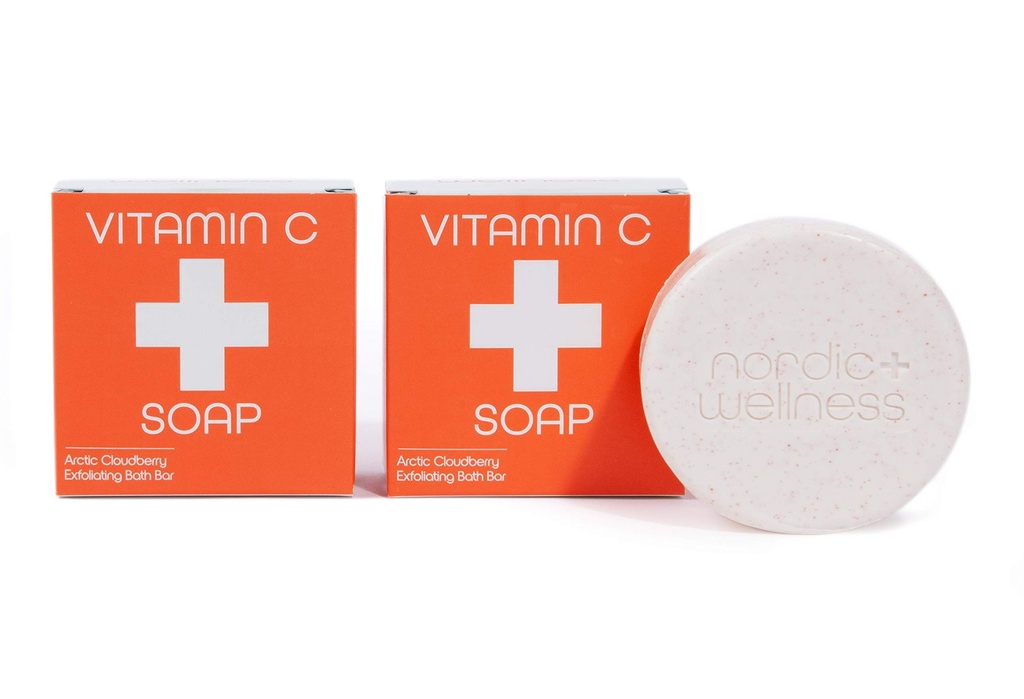 Nordic+Wellness Vitamine C Zeep met Arctic Cloudberry - 2 Pack