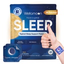 Wellamoon Originele slaapplaatsen voor volwassenen Extra Sterkte Eenvoudig toe te passen Slaapbankje met Melatonine en Valeriaan Relax & Wake Up Refreshed 