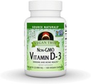 Bron Naturals Vegan True, Non-GMO Vitamine D-3, Dieetsupplement voor Immune en Bone Health*, 2000 IE - 90 Capsules