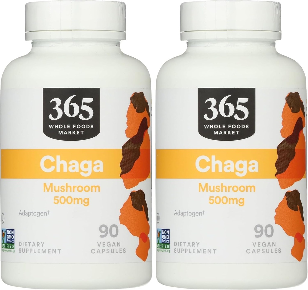 365 door Whole Foods Market, Chaga, 90 Count (Pack of 2)