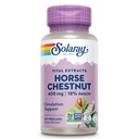 Solaray Horse Chestnut Extract 400 mg - Gestandaardiseerd tot 72 mg Aescin - Met 55 mg Butchers Broom - Vein and Blood Circulation Supplements - Vegan, Non-GMO, 60 dagen garantie, 60 porties, 60 VegCaps