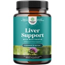 Leverreiniging Detox & Repair - Melkdistelsupplement voor spijsvertering en immuungezondheid - Gemberwortel, choline en paardenbloemwortel - Herbal Lever Ondersteuning met Silymarin, bietenwortel & Artichoke - 70 Tel.