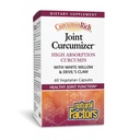 CurcuminRich Joint Curcumizer door natuurlijke factoren, ondersteuning gezonde gewrichten, hart en natuurlijke ontstoken reactie met witte wilg, 60 capsules (30 porties)