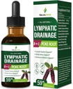 Lymfatische Drainage Drops voor Lymph System Support, Body Detox & Immune Defense Ondersteuning Kruidensupplementen met Poke Root(Phytolacca Americana) Clears Dandelion Echinacea Extract. 2oz