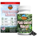 Fulvic Humic Mineral Blend of Plant-Sourced Trace Minerals, Electrolytes, Gut Health, Cognitive & Immune Support, Pure Vitality Formula for Strength - 120 Capsules