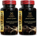 Water weg pillen - Natural Water Supplement, Waterretentie en Flushing, Aids, Diuretische formule, Verminder overtollig water - 2 flessen 120 capsules