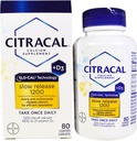 Citracal Calcium Slow Release 1200 + D3 Supplement Coated Caplets - 80 st., Verpakking van 3