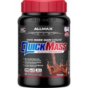 ALLMAX QUICKMASS, Chocolate - 3,5 lb - Rapid Mass Gain Catalyst - Tot 64 Gram eiwit per portie - 3:1 Carb to Proteine Ratio - Zero Trans Fat - Tot 24 Servingen