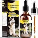 Honden Multivitamine Vloeistof, 13-In-1 Honden Vitaminen Extra sterkte om hond te verbeteren Vertering, Immuun, huid, jas, bot, gewrichten Gezondheid, 60 Ml Natuur Honden Vitaminen en Supplementen voor alle leeftijden Ras maten hond