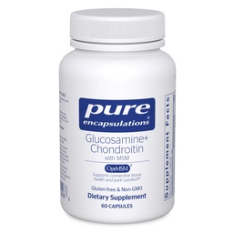Pure Encapsulations Glucosamine Chondroitin met MSM - Ondersteunt Joint Health & Normal Cartilage Formation* - Behoud Enzyme Activity - Glutenvrije & niet-GMO - 60 capsules