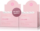 Collageen Deluxe 30 Shots x 2 I 8 Week Bundle I 12500 mg Marine Collageen (Type I & III) I Hyaluronzuur, Biotine, Vitamine C I Suikervrije - 8 Week aanbod