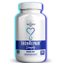 Iron Repair Simply Natural Iron Supplement, Beste Absorptie & Voorzichtig op Maag, Monash Low FODMAP, Verhoog Hemoglobine & Ferritin Iron Pillen voor vrouwen, mannen, tieners, & zwangerschap 90 Bovine Gelatine Capsules