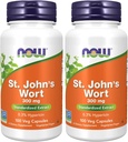 NOW Supplementen, sint-janskruid (Hypericum perforatum) 300 mg, genormaliseerd extract, 100 Veg capsules (verpakking van 2)