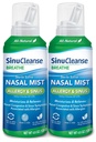 SinuCleanse Allergie & Sinus Steriele Saline Neusspray, Ultra Fine Mist, onmiddellijk vocht & Verlicht ernstige neuscongestie als gevolg van allergieën, 4.6 Oz (2 Pack), Made in USA