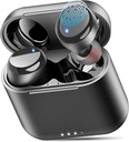 TOZO T6 draadloze oordopjes, Bluetooth 5.3 oordopjes, stereogeluid in oorkoptelefoons, 50 uur speeltijd, draadloze laadkoffer, APP aangepaste EQ's, IPX8 waterdichte oortelefoons