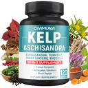 Kelp Extract Capsules met Kelp, Schisandra, Ashwagandha en Meer - 120 Capsules voor 4 maanden levering