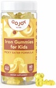 GOJOY NATUURLIJKE Iron Gummies for Kids - Suikervrije Multivitamine met ijzer voor Picky Eaters Leeftijden 3-12 - Complete Vitaminen A C D3 B12 + IJzer Supplement voor kinderen