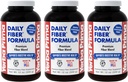 Yerba Prima Daily Fiber Formula Powder - 12 oz (Pack of 3) - Soluble & Insoluble Dietary Fiber Supplement - Colon Cleanse - Vegan, Non-GMO, Gluten-Free