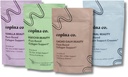Copina Co. Vegan Collageen Booster Mix: Plant Based Collageen Support Smoothie Drink Vegan Blend Variëteitspakket 4 smaken Matcha, Vanille, Original en Cacao Calm 25 porties per 4.4oz zak