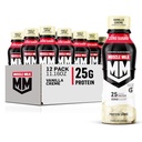 Muscle Milk Genuine Protein Shake, Vanille Creme, 11,16 Fl Oz Bottle, 12 Pack, 25g Proteïne, Zero Sugar, Calcium, Vitaminen A, C & D, 5g Fiber, Energizing Snack, Workout Herstel, Verpakking mei Vary