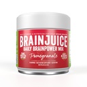 BrainJuice Nootropics Brain Support Supplement, Glutenvrij poeder voor energie en focus, Drink Mix met L Theanine, Alpha GPC, Vitamine B, Biologische Groene Thee Extract Cafeïne, Granaatappel, 15 porties