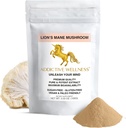 Addictive Wellness Lions Mane Supplement Powder, Premium Quality Lions Mane Mushroom Powder Dual-Extract Nootropic, Sugar Free, Vegan & Paleo Lion's Mane Mushroom Supplement - 1500 mg (100 Gram)