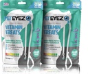 Pet Eyez-hond Tear Stain Remover - Tear Stain Remover voor honden - Hondenoogverzorging - Hondenverzorging met astaxanthine, Blueberry Fruit poeder, luteïne, Grain Free, All-Natural Protein (Lamb-2 Pack)
