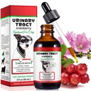 Urinetrekker voor honden, hond urinetrekinfectie behandeling met cranberry ondersteunt urinetrek & bladder, ondersteunt niersteen & hond UTI, huisdier supplement Cranberry supplement voor honden - 60 ml